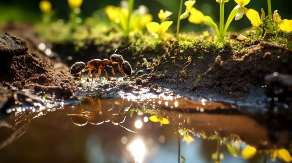 Ant behavior and attraction to urine
