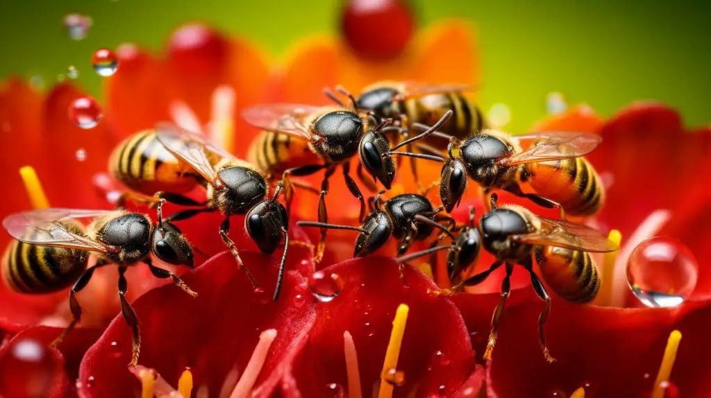 Ants as secondary pollinators