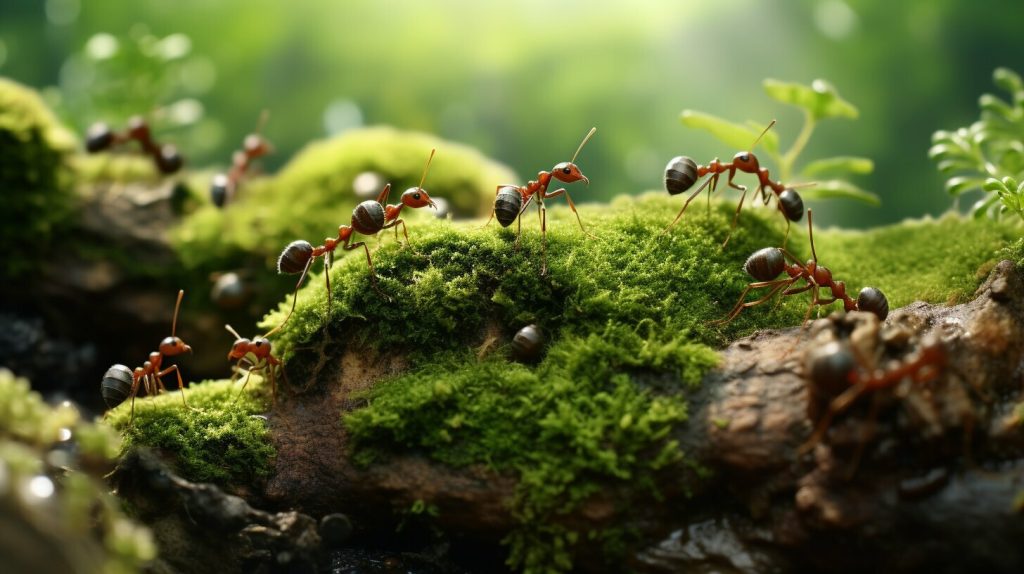 Ants in nature