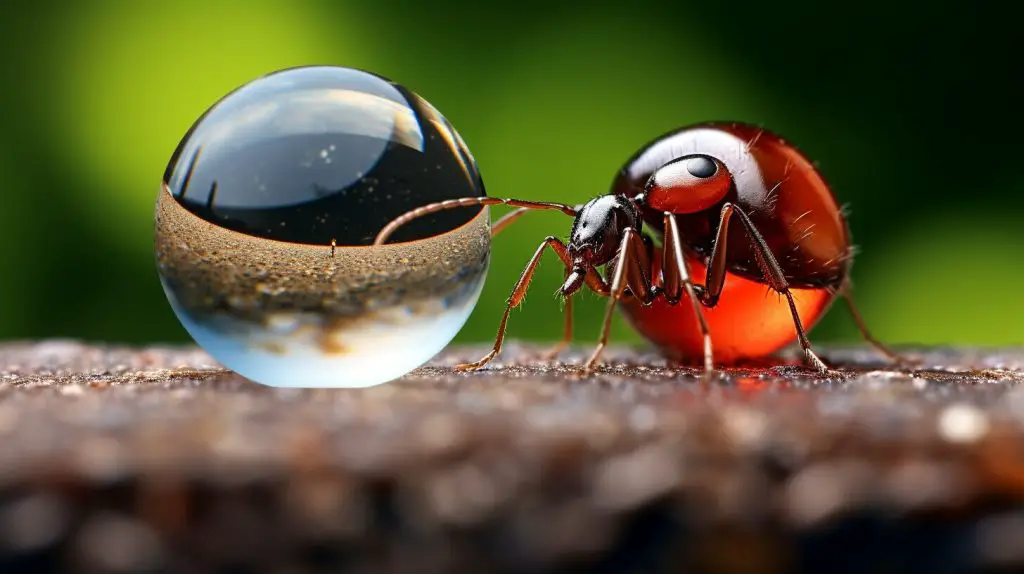 Comparing Ant Vision to Human Vision
