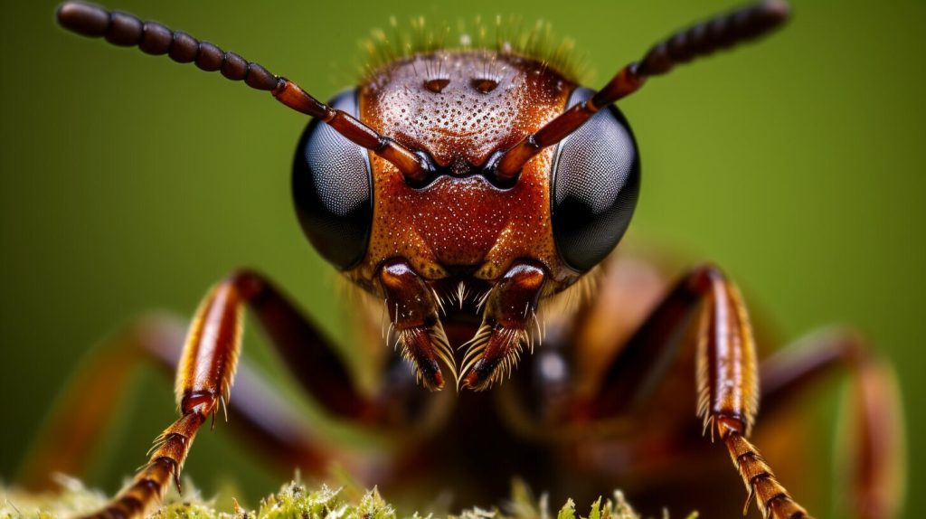 Do ants have good eyesight