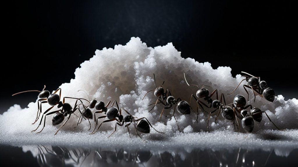 Salt-loving ants