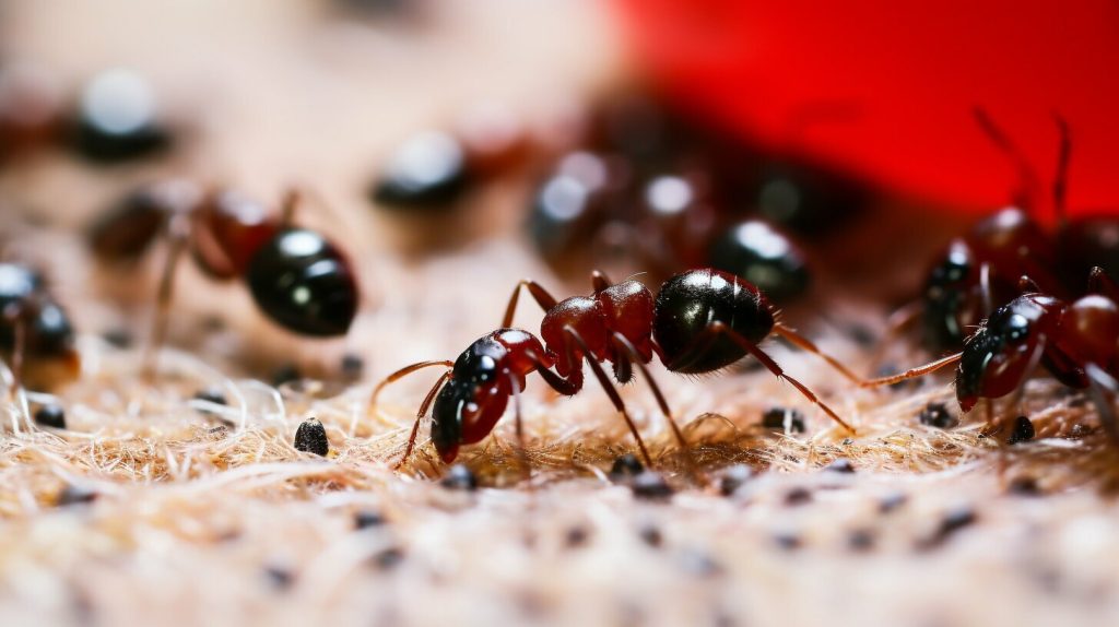 Velvet ant infestation management