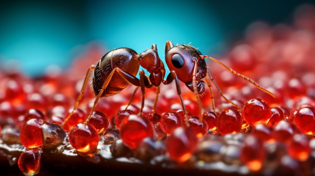 ant blood composition