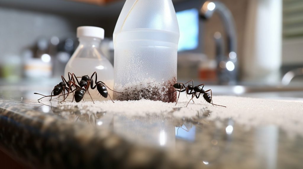 ant control with bleach