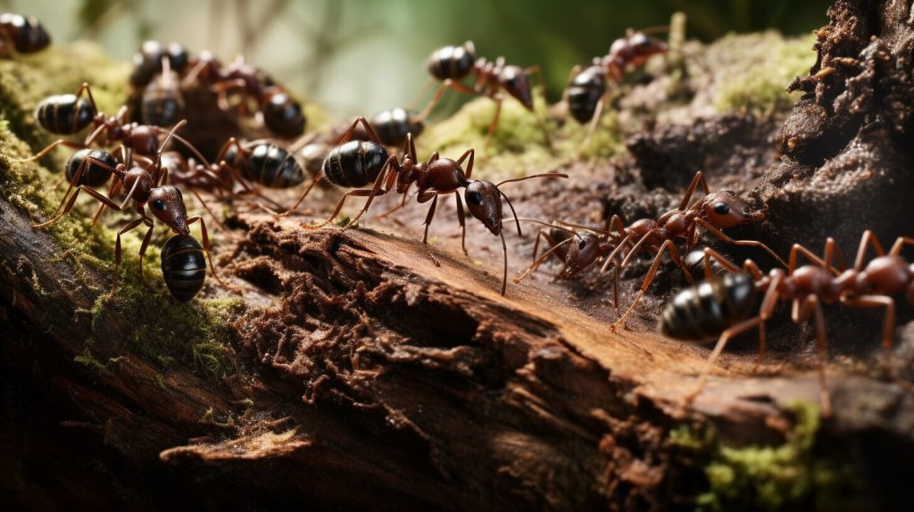 ant foraging behavior image