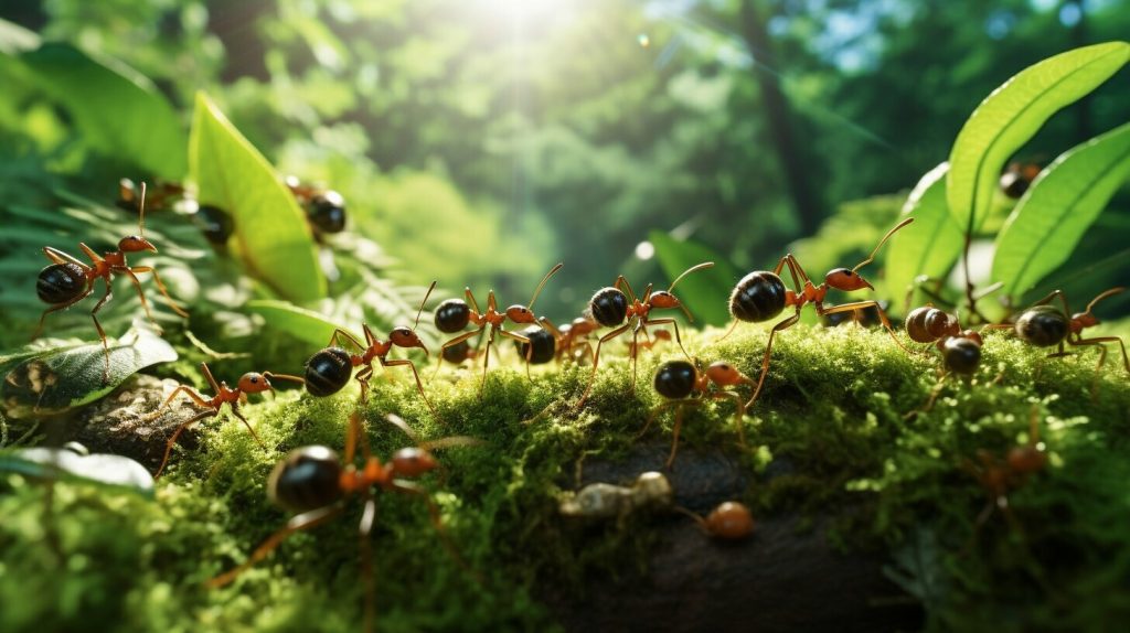 ant foraging techniques