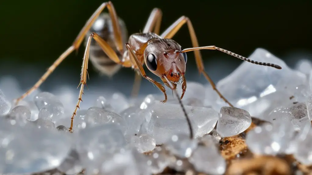 ants and salt