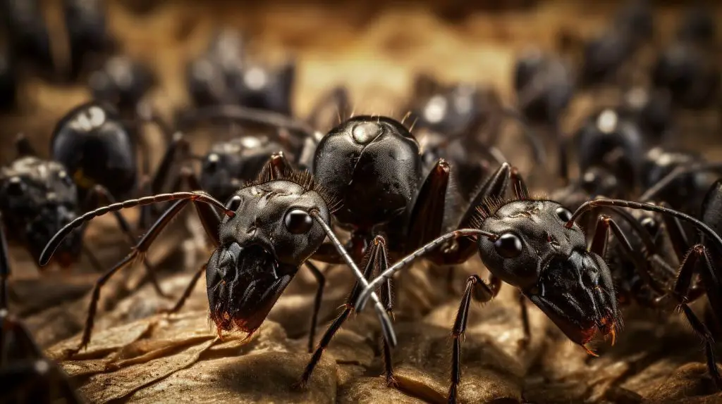 ants crawling with the word ant in the background
