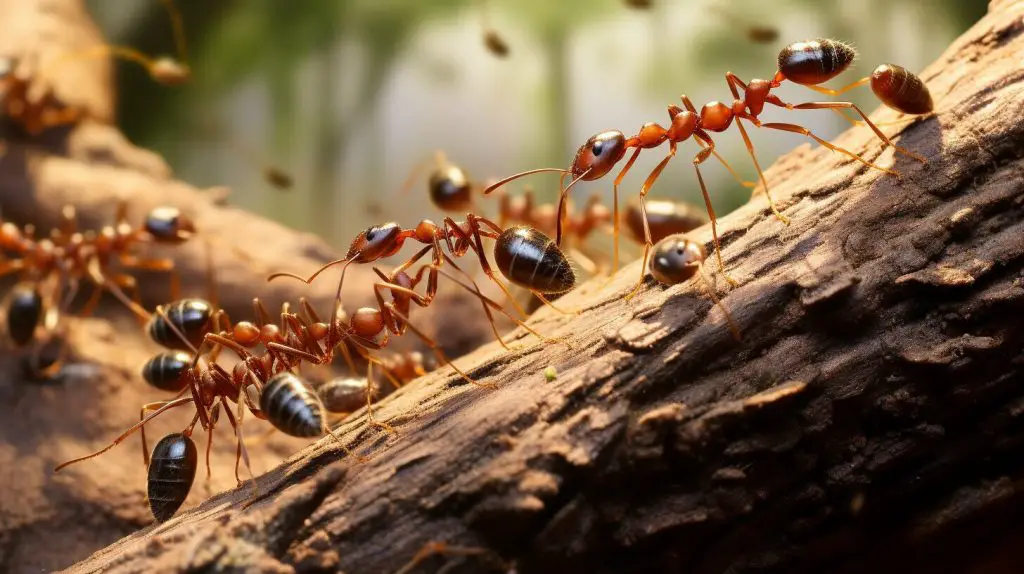 ants vs termites illustration