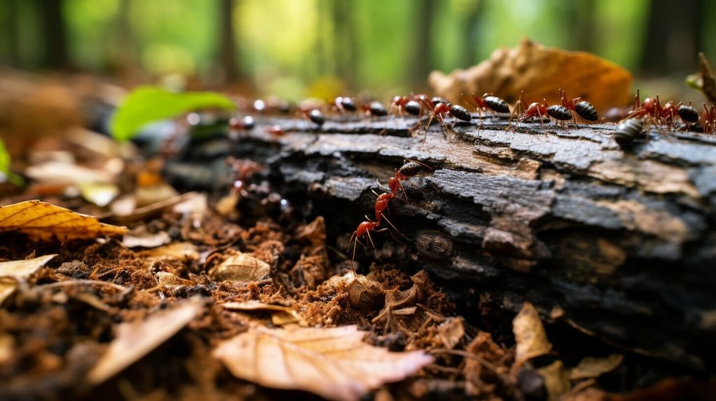 can ants kill a tree