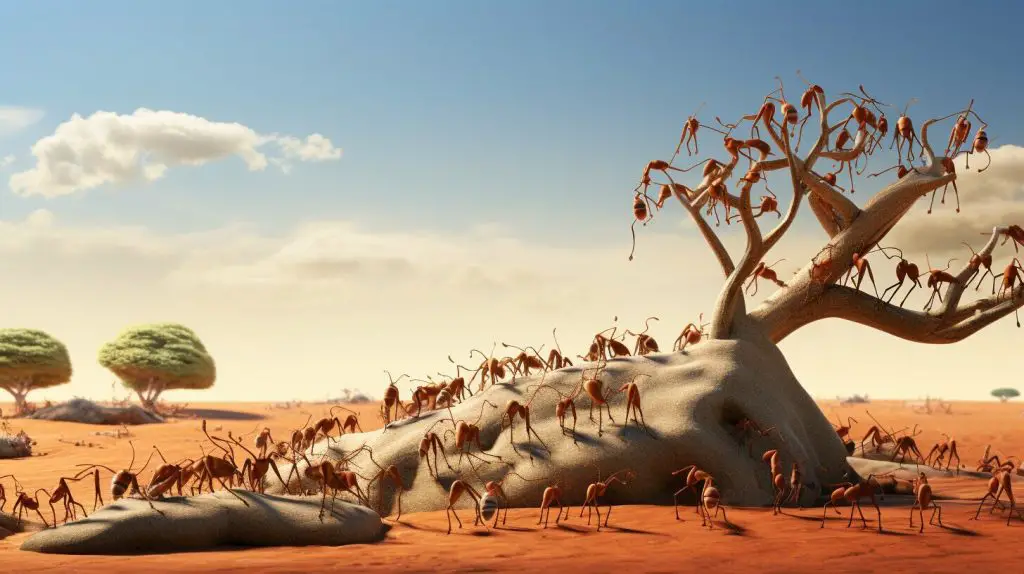 common phrase about ants in Spanish