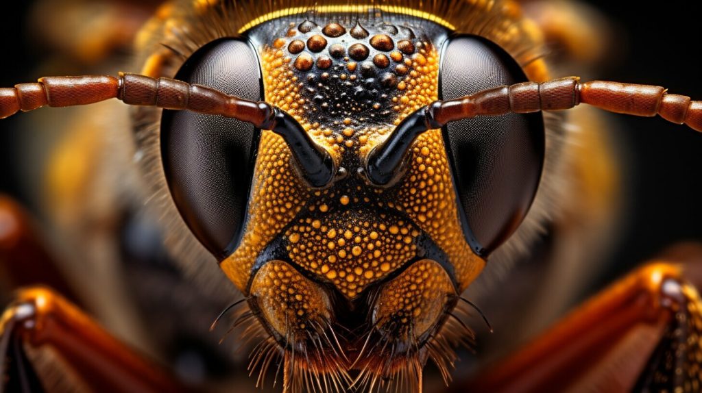 complex ant compound eyes