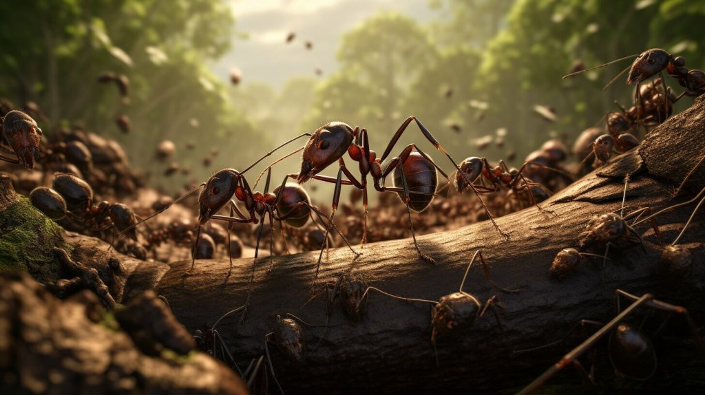 do ants bite