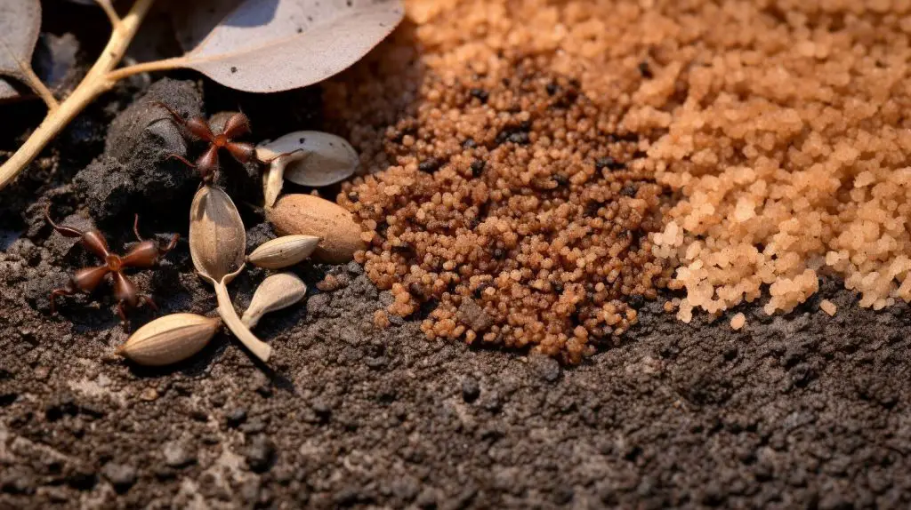 identifying ant excrement