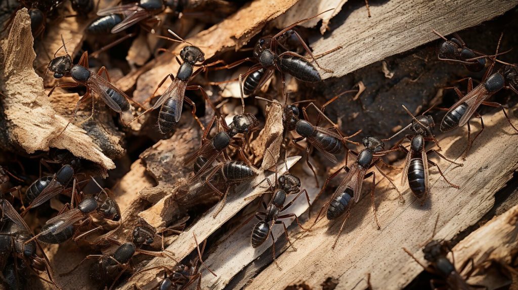 signs of carpenter ant infestation