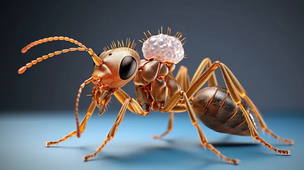 skeletal structure of an ant