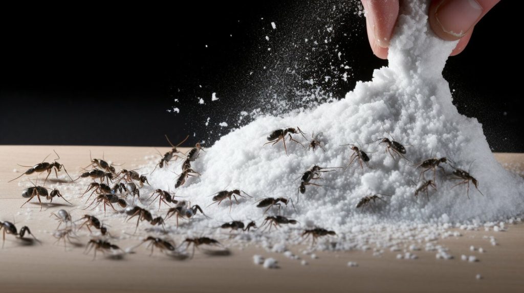 DIY ant treatment with salt