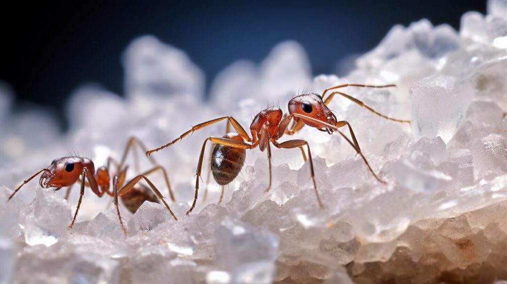 Salt remedy for ants