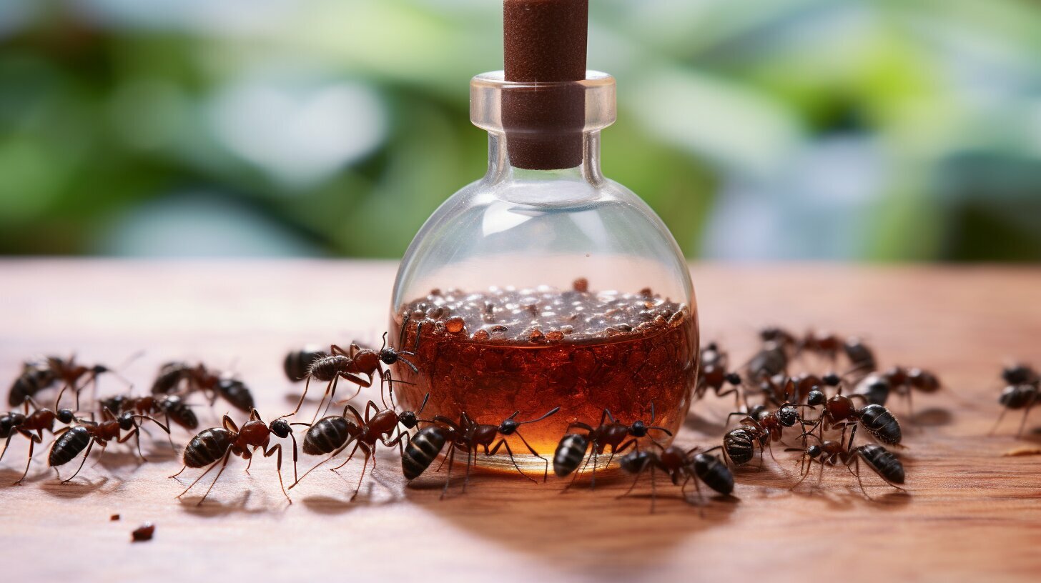 does ammonia kill ants
