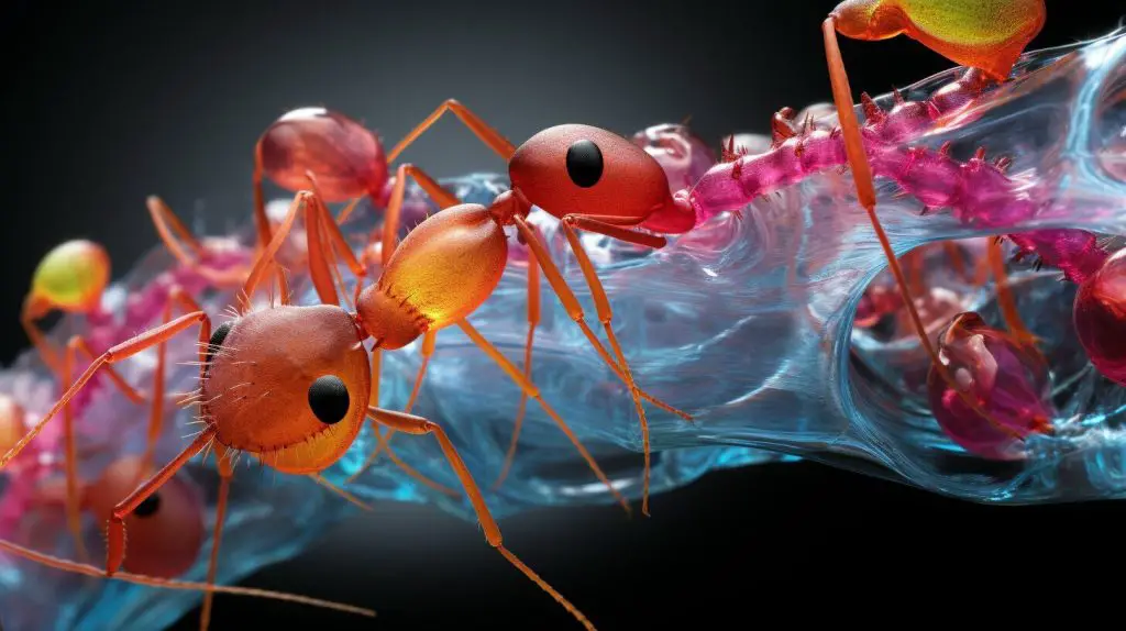oxygen intake in ants